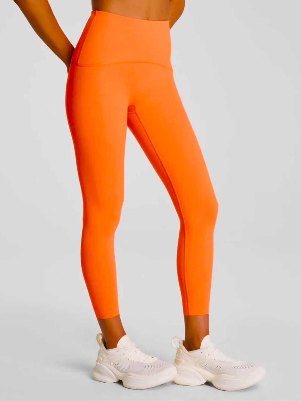 NEW SPANX Booty Boost 7/8 Leggings Women’s XL Orange Activewear Sporty Yoga Hike